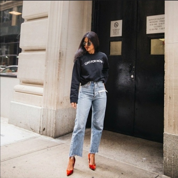 Madewell Tops - HP🎉 Madewell Ciao For Now Crewneck Sweatshirt XS